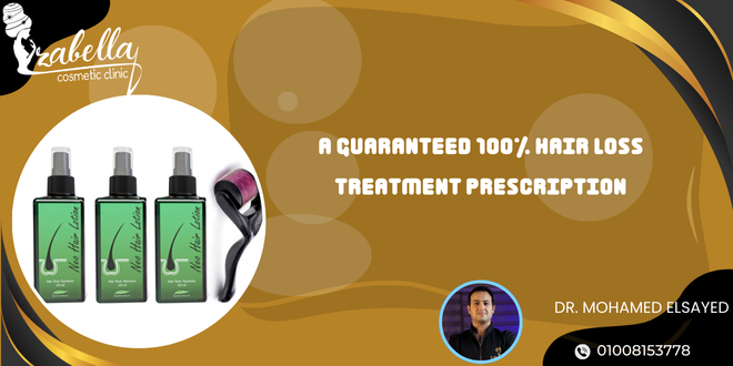 A guaranteed 100% hair loss treatment prescription