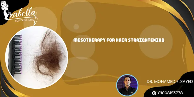 Mesotherapy for hair straightening