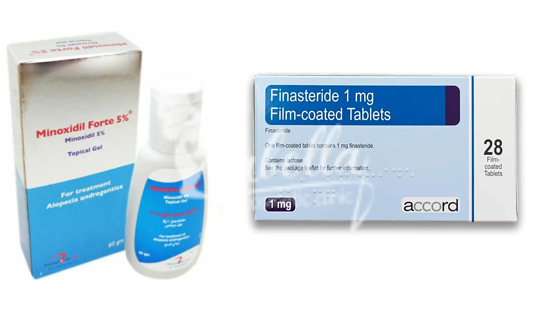 Treatment of hair loss with medication