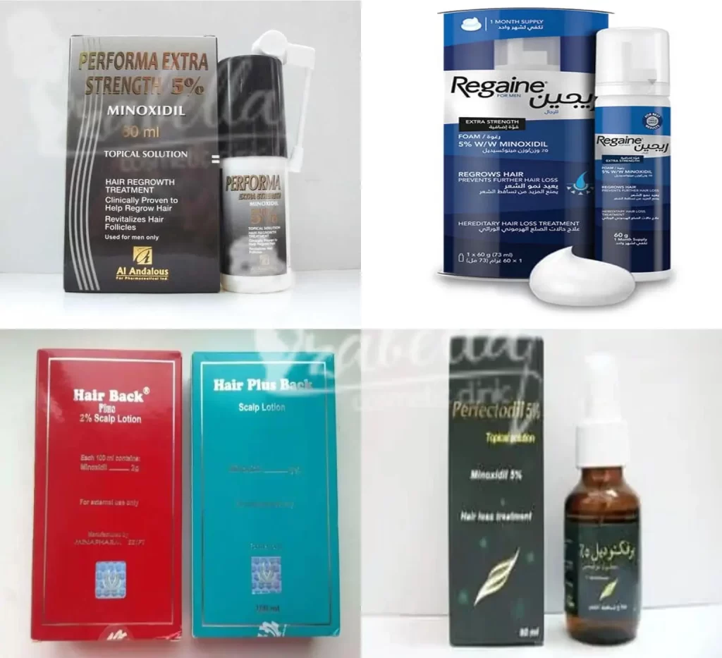 Types of Minoxidil